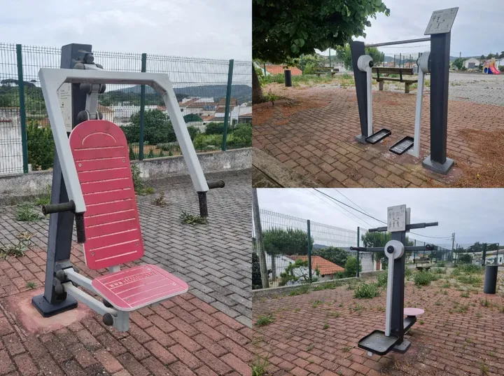 Espaço Fitness do Parque Intergeracional da Tourinha